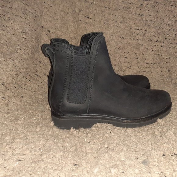 ROOTS-Canada-Black Nubuck Chelsea Boots-Junction-Sz 7.5-New/No Box - Picture 4 of 7